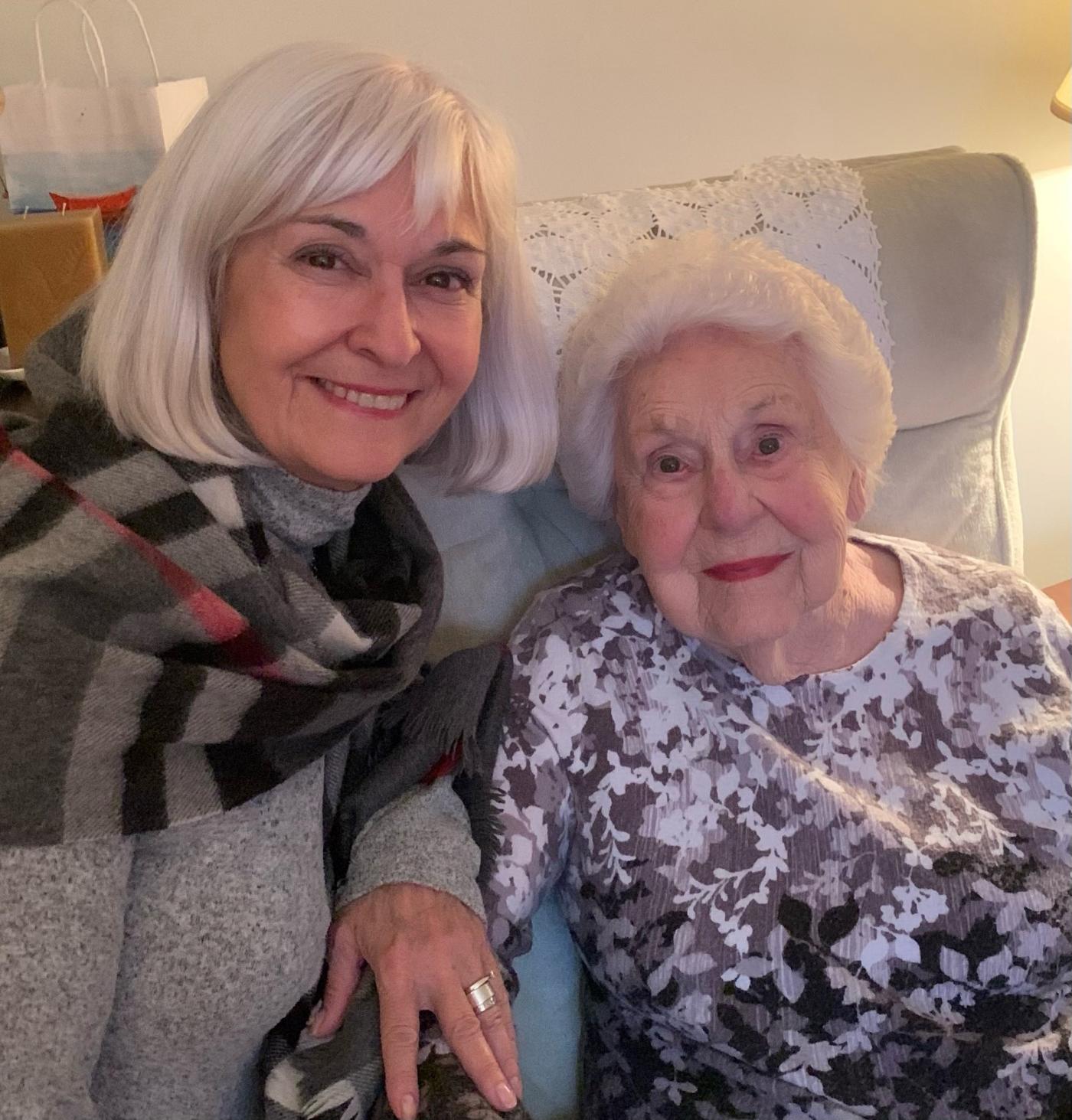 Susan Prophet and her mother