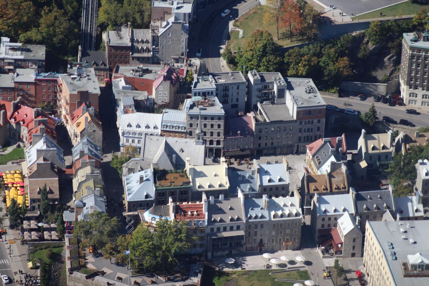 Vue de haut Vieux-Québec
