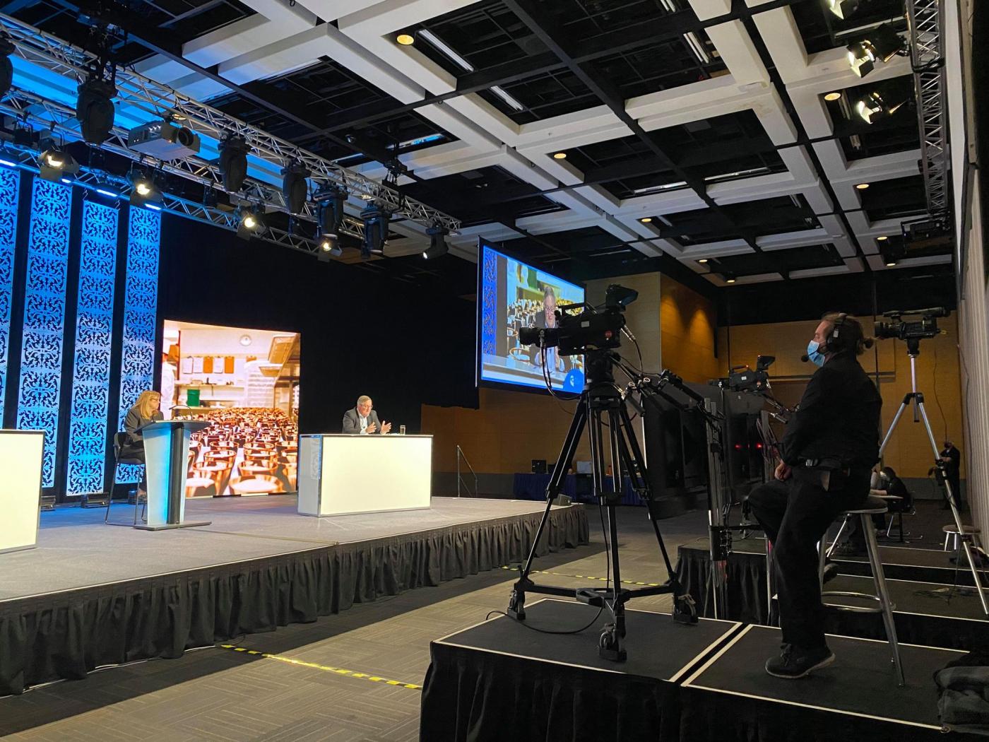 quebec city convention centre broadcasting room