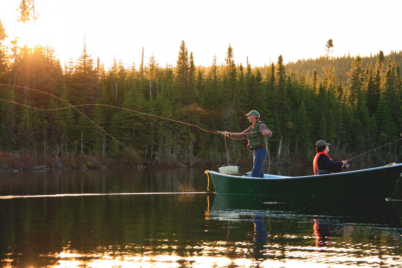 Fishing at Wendake