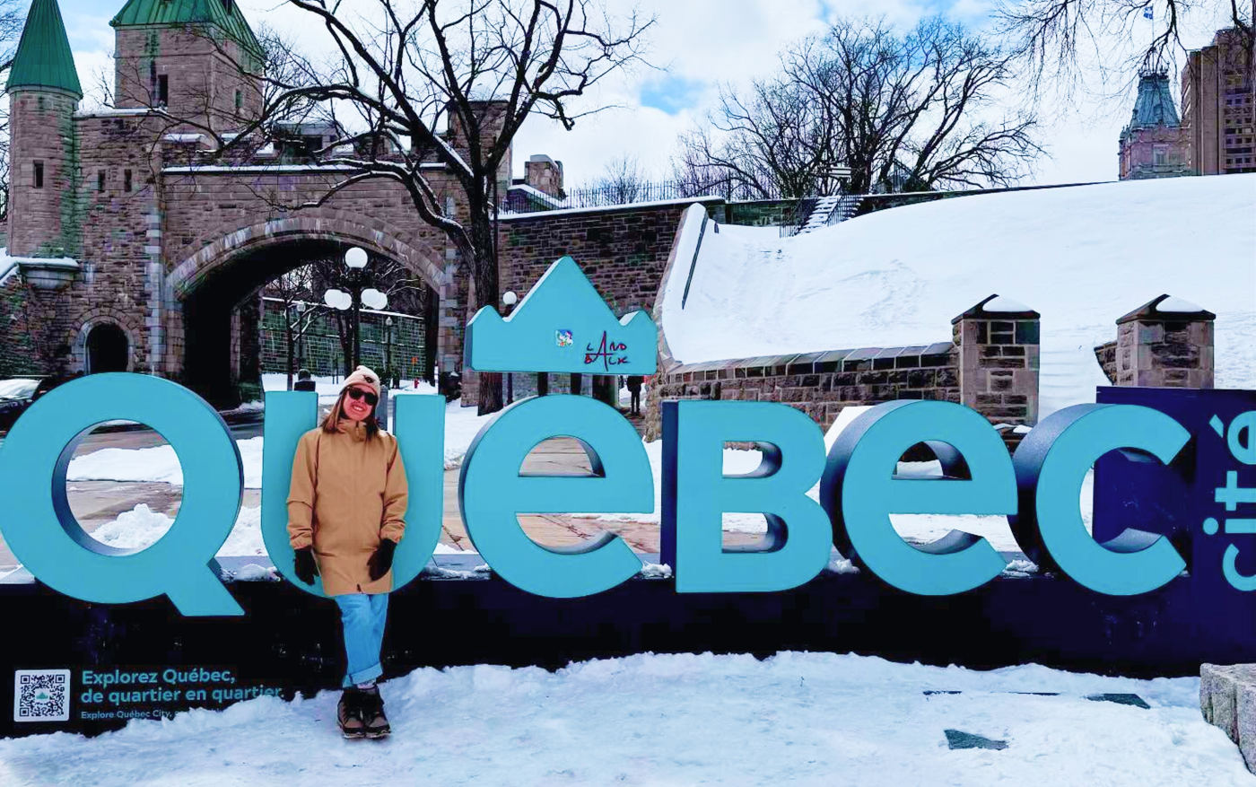 Lettres 3D géantes de Québec