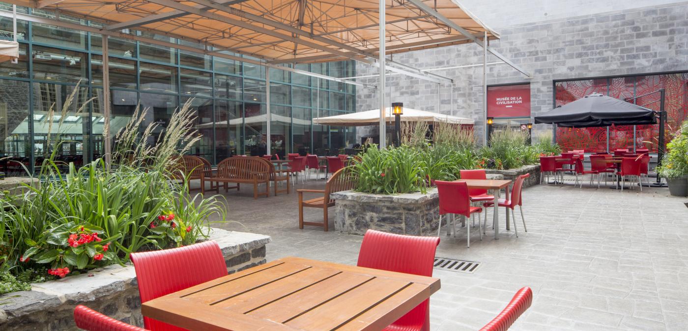 terrasse of the Musée de la civilisation