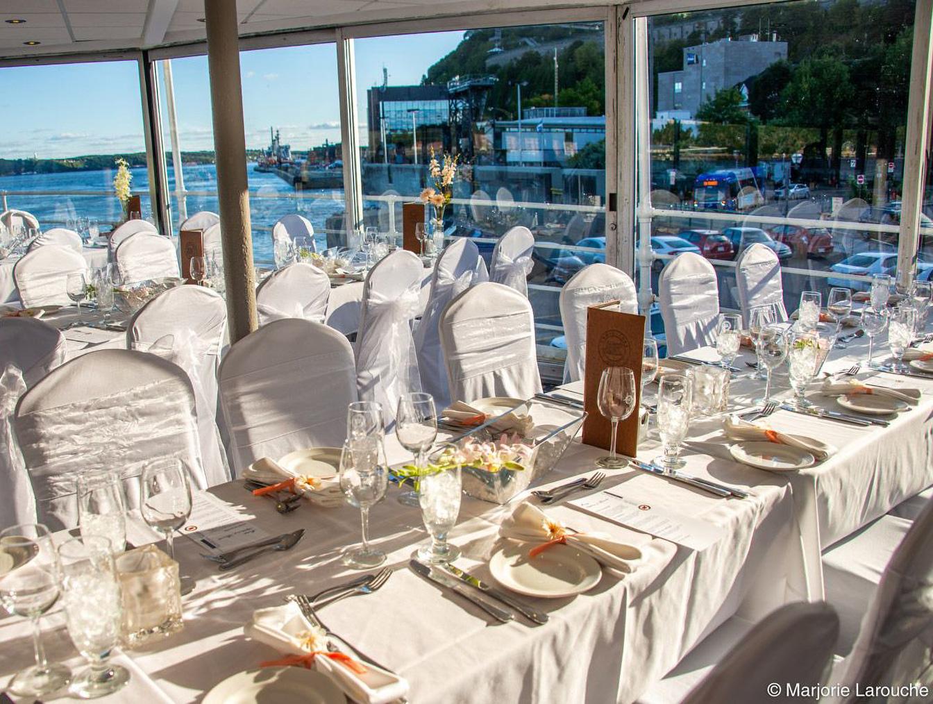 Croisières AML - reception on the AML Louis Jolliet