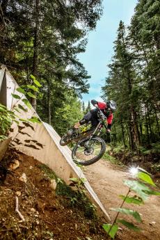 Mountain biking 