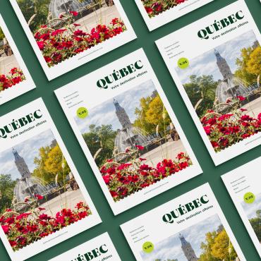 Page couverture du nouveau magazine de Québec Destination affaires